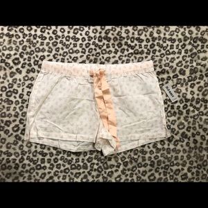 Old Navy pajama shorts size medium 100% cotton NWT